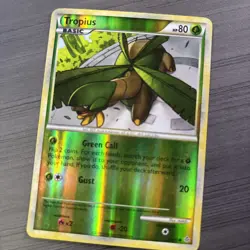 Pokemon HGSS Unleashed Tropius Reverse Holo Common 66/95 - Image 1