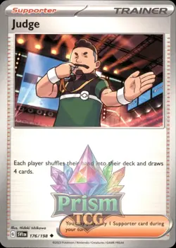 Judge 176/198 Uncommon Scarlet & Violet Pokemon - Image 1