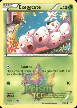 Exeggcute 1/108 Common Roaring Skies Pokemon - Image 1