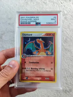 Pokemon Charizard EX Power Keepers Holo Rare #6 PSA 9 Mint - SWIRL 🌀 - Low Pop - Image 1