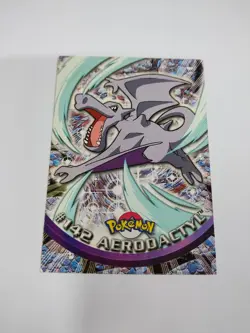 MINT Pokemon AERODACTYL #142 Non-Holo Topps Blue Logo TV Animation Vintage 2000 - Image 1