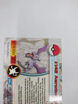 MINT Pokemon AERODACTYL #142 Non-Holo Topps Blue Logo TV Animation Vintage 2000 - Image 4