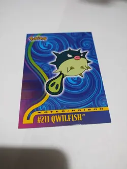 Topps Pokemon Johto League Champions Non Holo Qwilfish #211 - Image 2