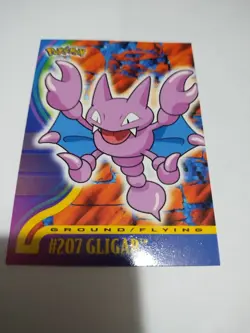 2001 Topps Pokemon TV Animation Edition - Johto Series 1 Gligar #207 Rare - Image 1