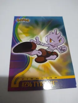 Mint/NM Glossy 1st Topps Pokemon Johto League Champions Non Holo #236 Tyrogue - Image 1