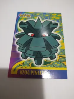 Nm Pokemon Pineco #204 2001 Topps Johto - Image 1