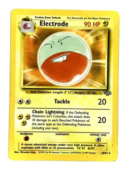 Electrode 18/64 Rare Jungle Pokemon Moderately Played - Image 1