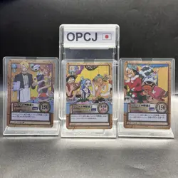Luffy pirates 2001 C517 C518 C519 Christmas One Piece Carddass Hyper Battle JP - Image 1
