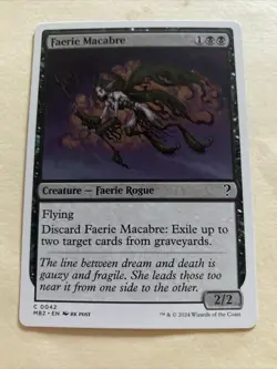 Faerie Macabre (White Border) Mystery Booster 2 Regular - Image 1
