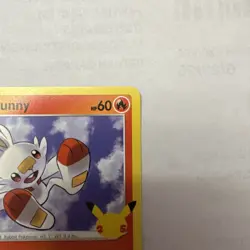 Scorbunny 16/25 McDonald's 25th Anniversary Stamped Promo 2021 Pokemon NM - Image 3
