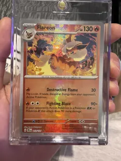 Flareon (Master Ball Pattern) 013/131 Pokemon Prismatic Evolutions - Near Mint - Image 1
