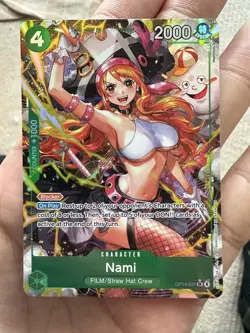 Nami SR Alt Art OP14-031 Azure Seas Seven OP14 One Piece English - Image 1