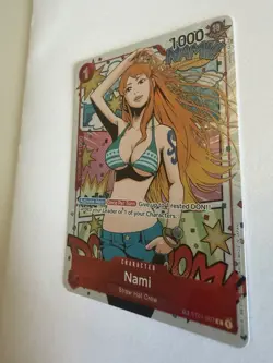 One Piece TCG Card Wings Of The Captain OP06 - ST01-007 Nami TR Treasure Rare - Image 4