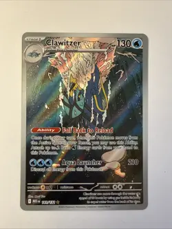 Clawitzer 141/132 Illustration Rare 2025 Pokemon Mega Evolutions Card NM - Image 1