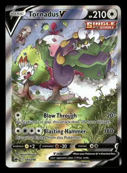 Tornadus V - 185/198 - Alternate Art - Chilling Reign - Pokemon Card - NM/M - Image 1
