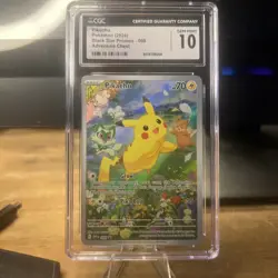 CGC 10 Pikachu 088 Holo Adventure Chest Black Star Promo Pokemon Card - Image 1