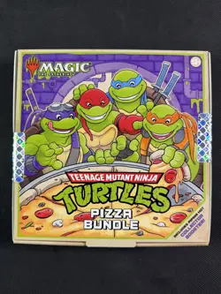 Magic The Gathering Cards SEALED Teenage Mutant Ninja Turtles Pizza Bundle Rare - Image 1