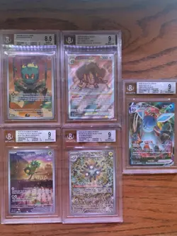 beckett graded pokemon cards lot - Image 1