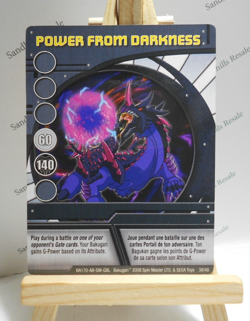 Bakugan Card - Power From Darkness - Blue Ability Card - BA170 - 38/48 - 2008 - Image 1
