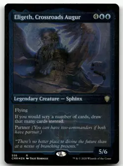 Eligeth, Crossroads Augur (Foil Etched) #556 NM Commander Legends CMR Magic MTG - Image 1
