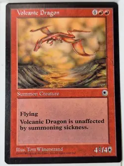 Volcanic Dragon - Portal - Magic the Gathering MTG Nice! - Image 1