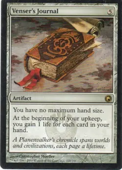 MTG: Scars of Mirrodin: Venser's Journal: Lightly Played Condition - Image 1