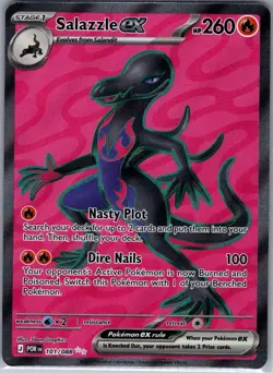 Salazzle ex 101/088 ME03: Perfect Order - Pokemon Card - NM - Image 1