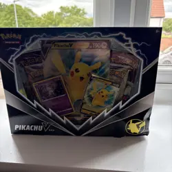 Pokemon TCG Pikachu V Box Brand New Sealed (damaged box) - Image 1