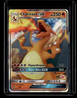 2019 Pokemon SM Hidden Fates Charizard GX #9/68 - Image 1