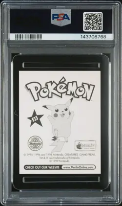 PSA 10 GEM MINT 1999 MERLIN POKEMON #S25 MEW-PRISM - Image 2