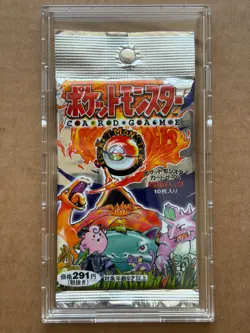 1996 Pokemon Japanese Base Set Booster Pack - 291 YEN - Vintage Factory Sealed - Image 1