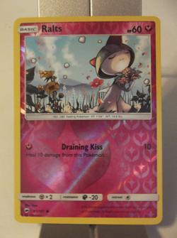 097PK091r- Ralts- 91/147 - Burning Shadows - Common Reverse - NM - Image 1