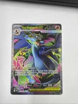2025 Pokemon Phantasmal Flames Mega Charizard X ex Ultra Rare #109/094 - Image 1