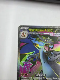 2025 Pokemon Phantasmal Flames Mega Charizard X ex Ultra Rare #109/094 - Image 2