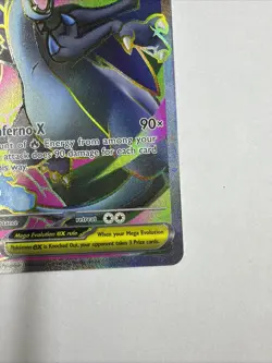 2025 Pokemon Phantasmal Flames Mega Charizard X ex Ultra Rare #109/094 - Image 4