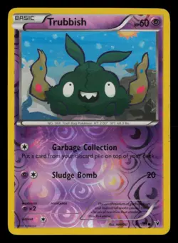 Trubbish 48/101 Common Noble Victories Pokemon Reverse Holo - Image 1