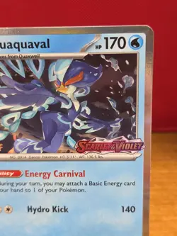 Quaquaval - SVP005 - Pokemon Scarlet & Violet STAFF Pre-Release Promo - Image 3