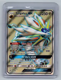 Pokemon TCG Solgaleo GX 143/149 Full Art Sun & Moon – NM - Image 1