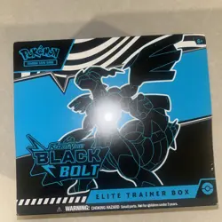 Pokemon TCG Scarlet & Violet Black Bolt Elite Trainer Box ETB Factory Sealed New - Image 1