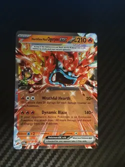 Pokemon Hearthflame Mask Ogerpon ex 040/167 Sv06: Twilight Masquerade Holo - Image 1