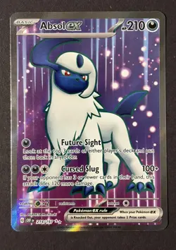 Absol ex 214/197 Ultra Rare Obsidian Flames Pokemon light played - Image 1
