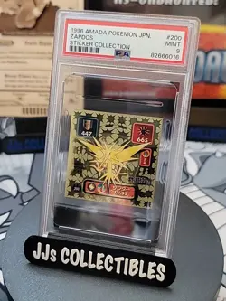 1996 Pokemon Amada Japanese Zapdos Sticker Collection #200 PSA 9 CGC BGS POP 2 - Image 1