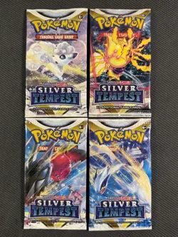 Pokemon Cards Sealed Silver Tempest Booster Pack Art set SWSH Ultra Rare 2022 - Image 1