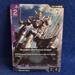 Gundam Barbatos Adapt Foil - GD03-056 - Gundam TCG Card Game. NM. - Image 1