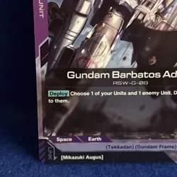 Gundam Barbatos Adapt Foil - GD03-056 - Gundam TCG Card Game. NM. - Image 5