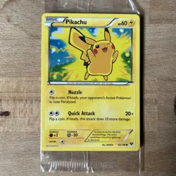 XY Base Set Pikachu cosmos Holo 42/146 - 2014 promo Pokemon Card - Sealed/New - Image 1