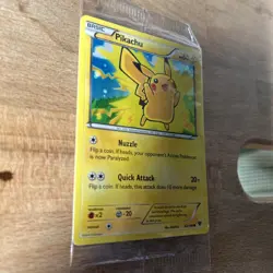 XY Base Set Pikachu cosmos Holo 42/146 - 2014 promo Pokemon Card - Sealed/New - Image 3
