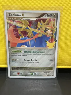 Holo Foil Zacian LV. X SWSH135 Promo SWSH: Sword & Shield Promo Cards - Image 1