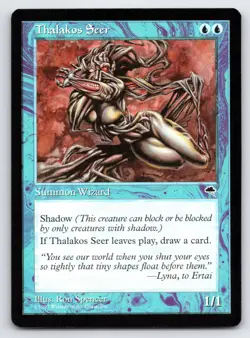 MTG Thalakos Seer Normal C Tempest (TMP) 94 NM Magic - Image 1