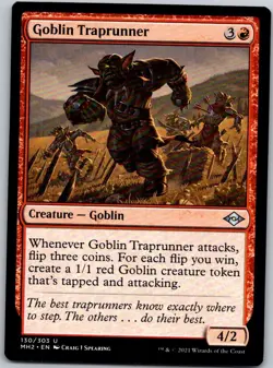 Magic the Gathering Goblin Traprunner Modern Horizons 2 MTG Free Shipping! - Image 1